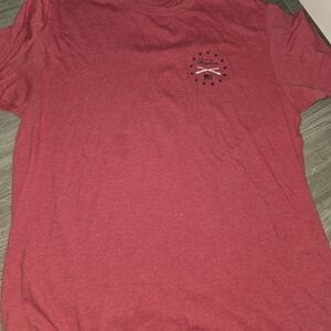 Men's Red Graphic Tee
